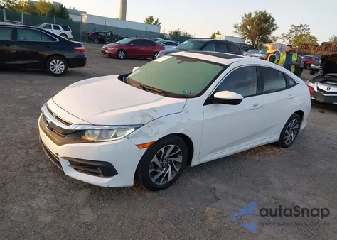 2017 Honda Civic Ex from USA, damaged, VIN 19XFC2F75HE201431